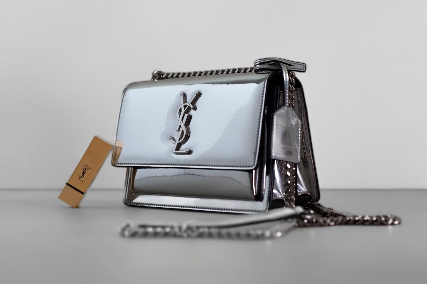 YSL - Platine mirror shoulder bag