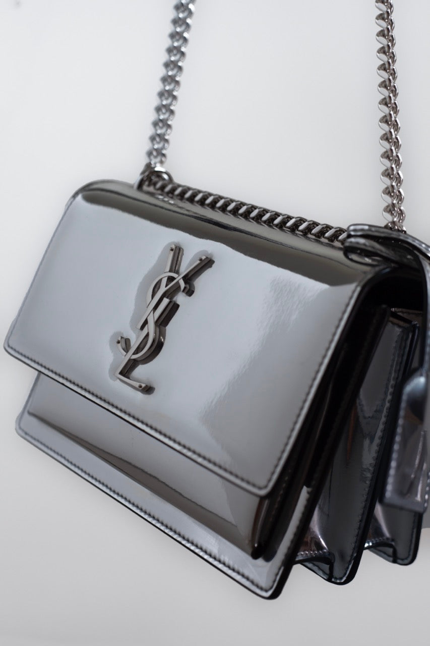 YSL - Platine mirror shoulder bag